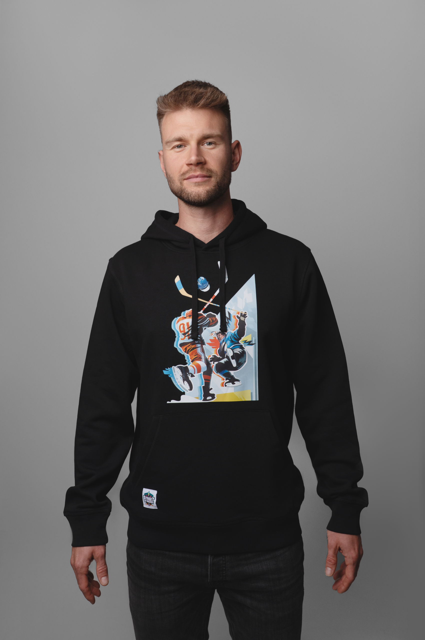 Bluza hokejowa z kapturem "Boom!" - obrazek 2